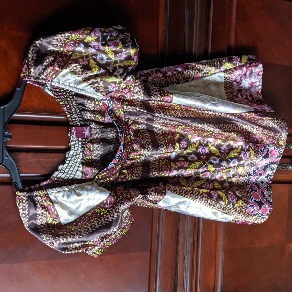 Ladies S/s blouse sz L